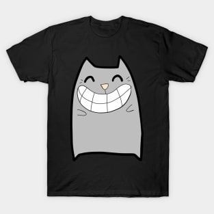 happy cat and happy to see you T-Shirt